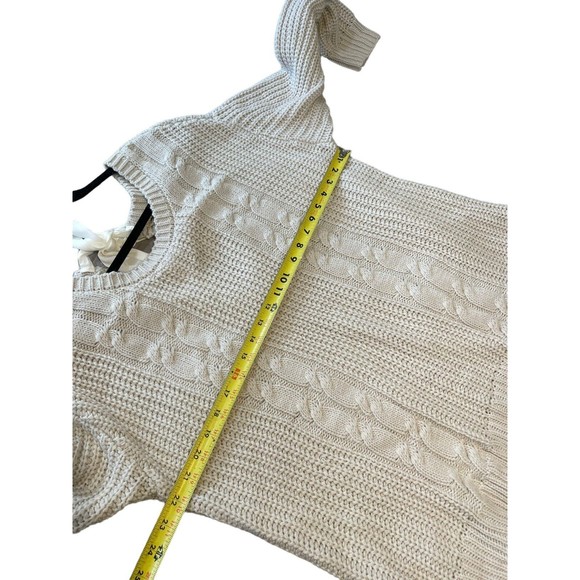 Torrid Cable Heart Ribbon Tie Back Sweater Top Plus Size 2x - Picture 9 of 10